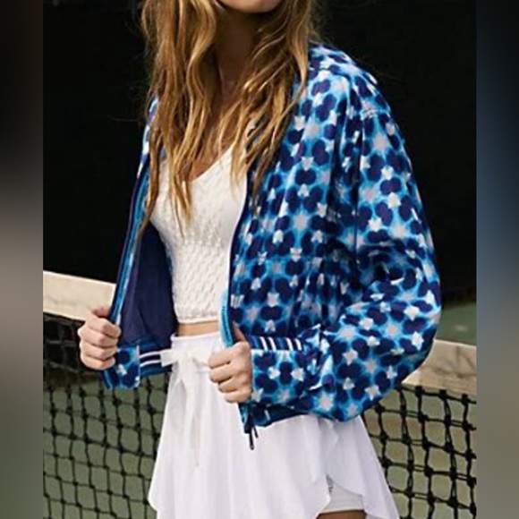 NWT Free People Movement Top Seed Tennis Jacket Pockets Small I have the bottoms - Picture 8 of 15
